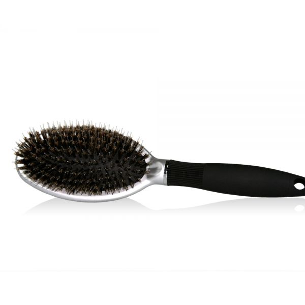 Hairbrush for hair extensions