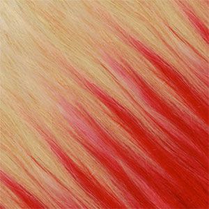 Ombre Strähnen – Blond-Platin Gold-Beige / Rot