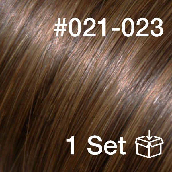 Clip-In Extensions Set #021-023 &quot;Choco Jambo / Brown Sugar&quot;