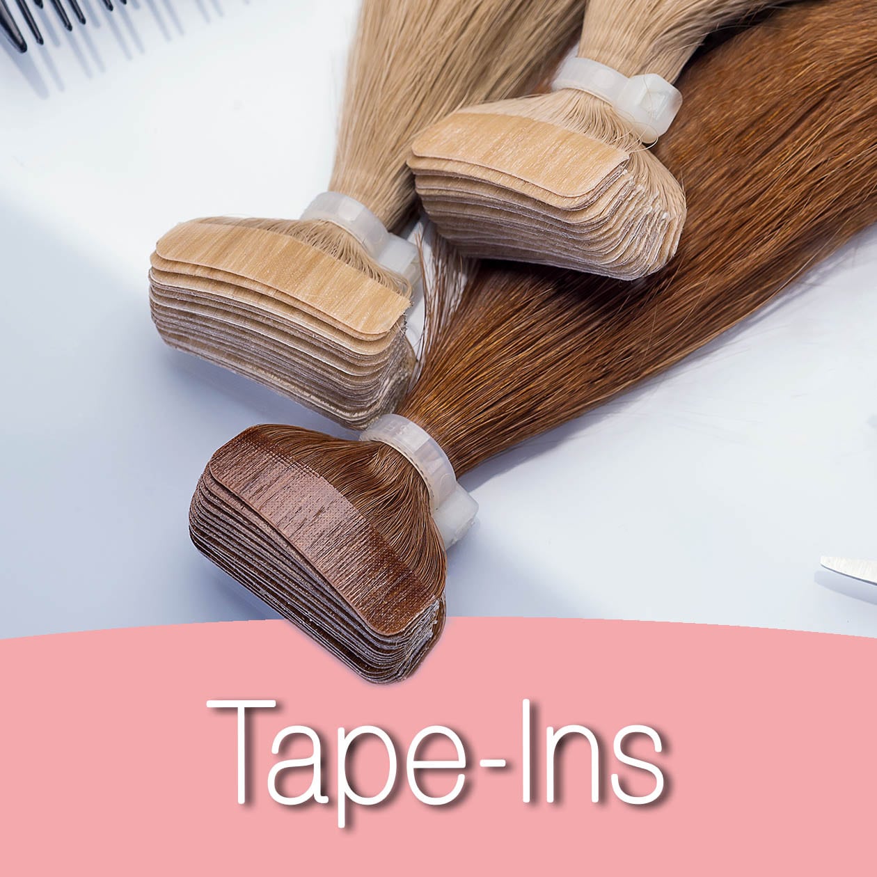 Tape Extensions mit europider Haarstruktur Mia&Pia Echthaar Extensions